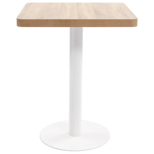 Bistrotisch Hellbraun 60x60 cm MDF