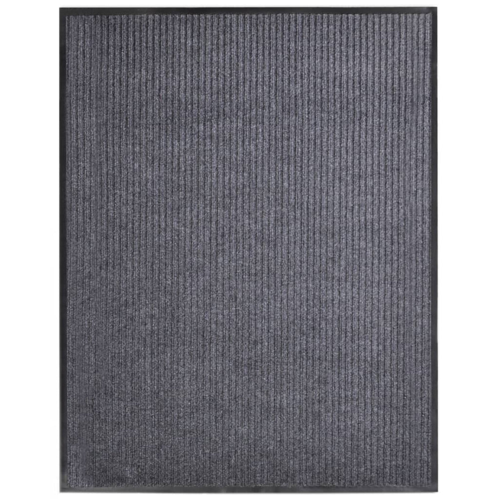 vidaXL Paillasson gris 117x220 cm PVC