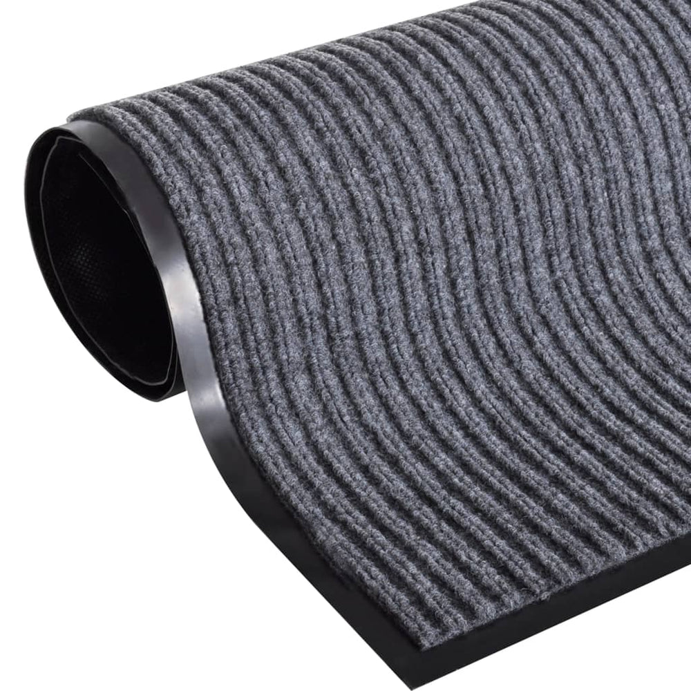 vidaXL Paillasson gris 117x220 cm PVC