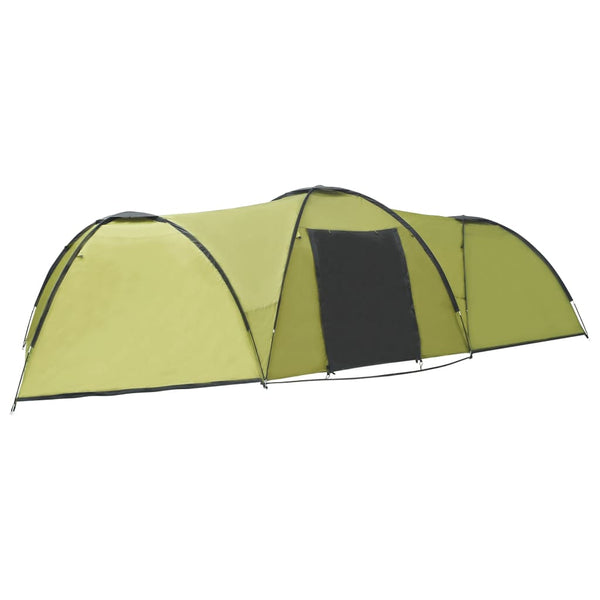 8-Personen-Campingzelt 650x240x190cm Grün