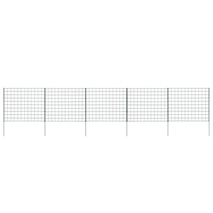Gartenzaun Set 77,5x64 cm Grün