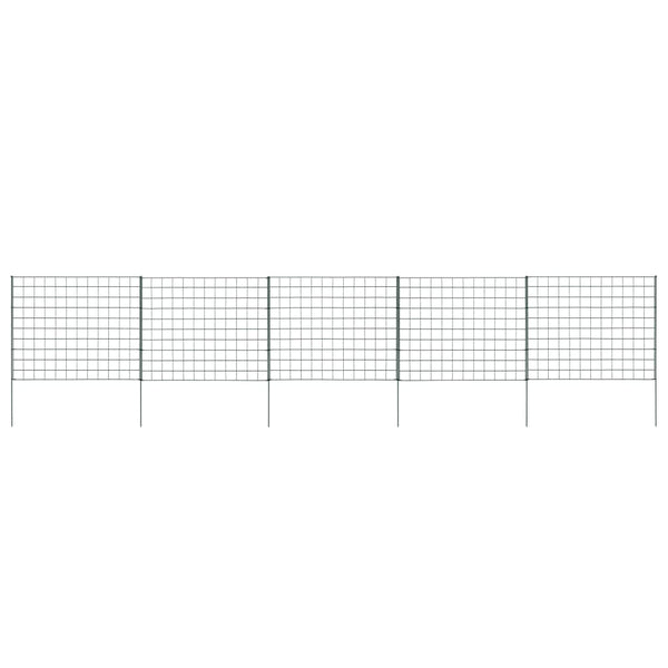 Gartenzaun Set 77,5x64 cm Grün