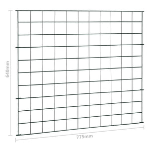 Gartenzaun Set 77,5x64 cm Grün