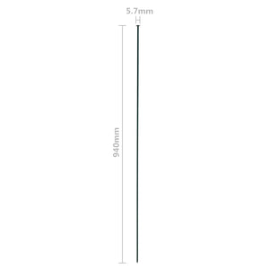 Gartenzaun Set Konkav 77,5x64 cm Grün
