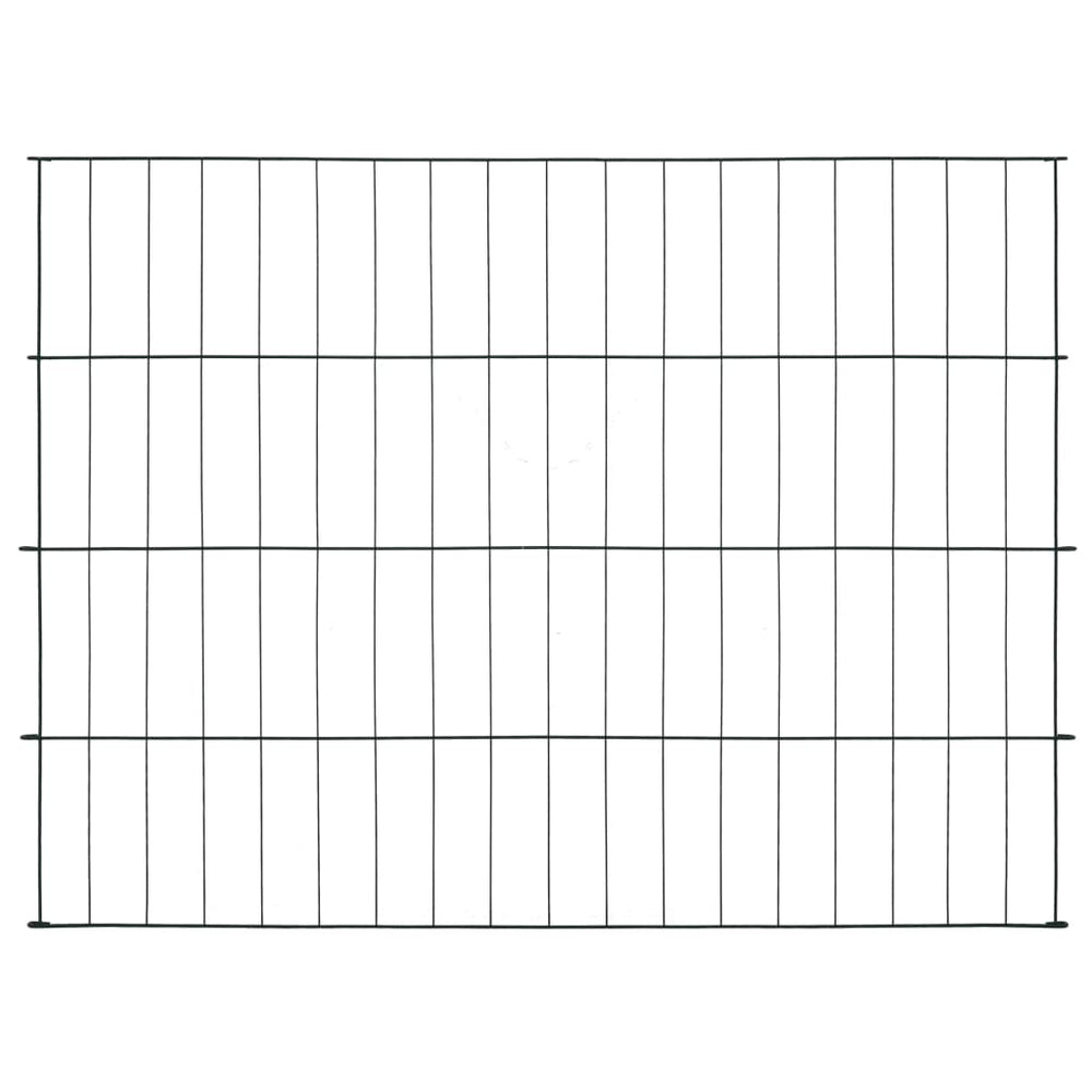 Gartenzaun Set 115x79 cm Grün