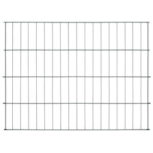 Gartenzaun Set 115x79 cm Grün