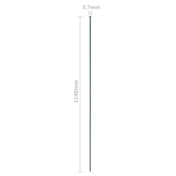 Gartenzaun Set 115x79 cm Grün