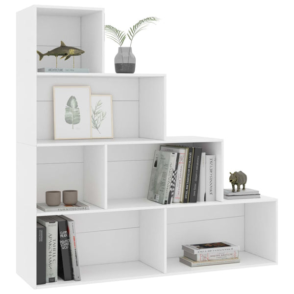 Weißes Bücherregal Raumteiler 155x160 cm