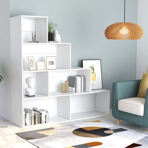 Weißes Bücherregal Raumteiler 155x160 cm