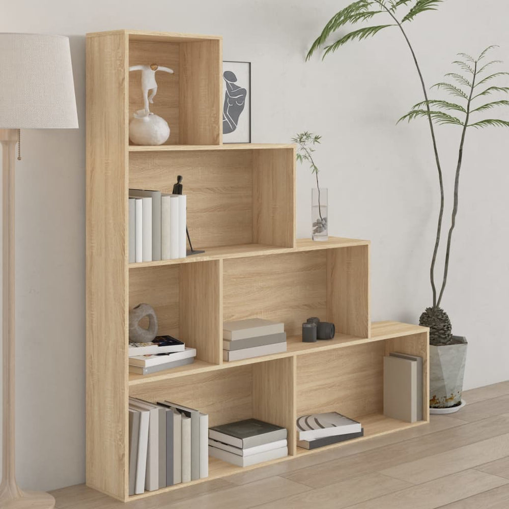 Sonoma Eiche Bücherregal Raumteiler 155x160 cm