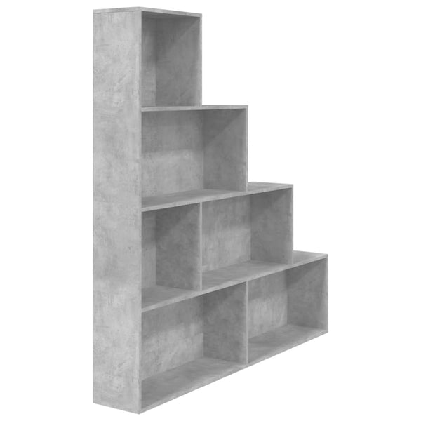 Betongraues Bücherregal/Raumteiler 155x160 cm