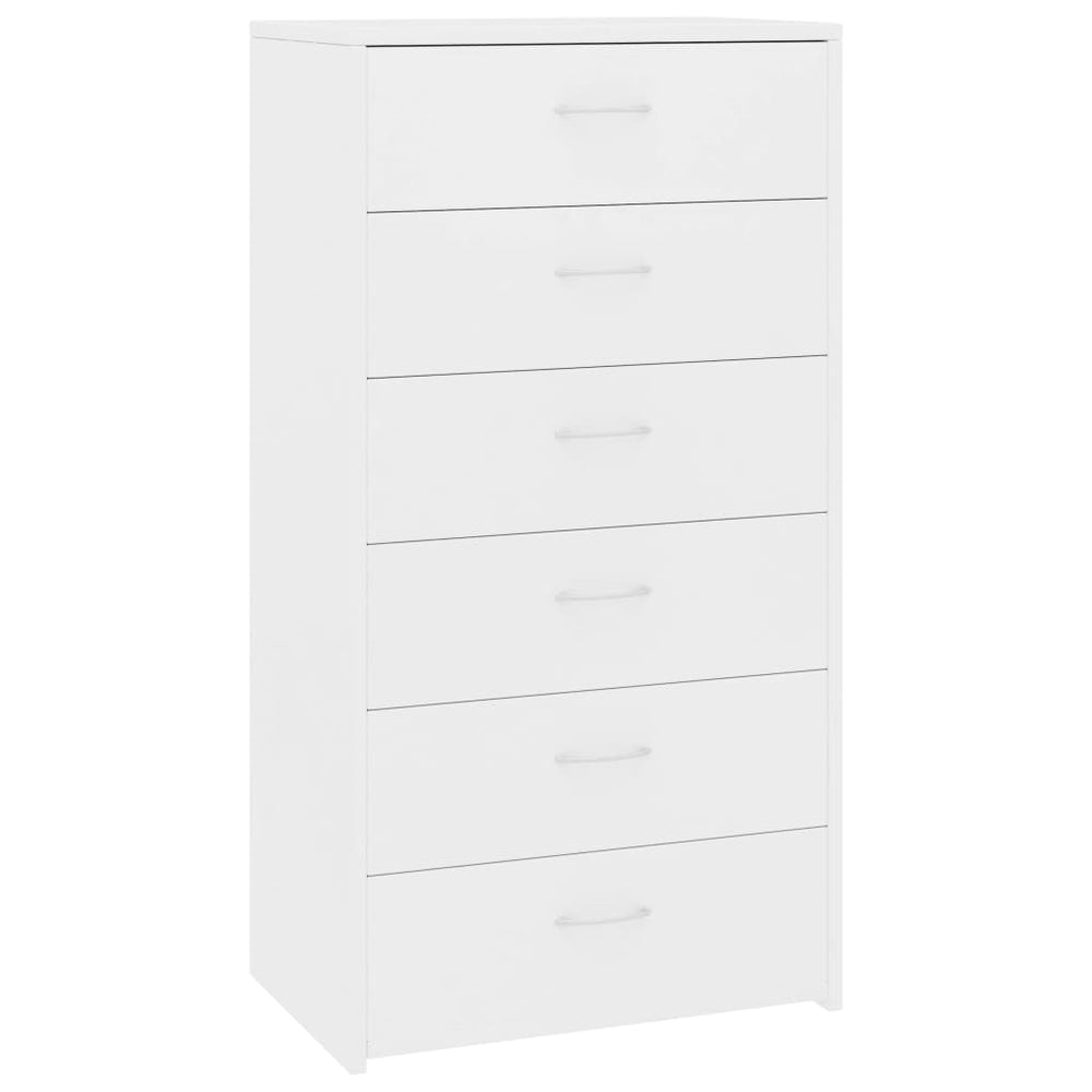 Weißes Sideboard mit 6 Schubladen