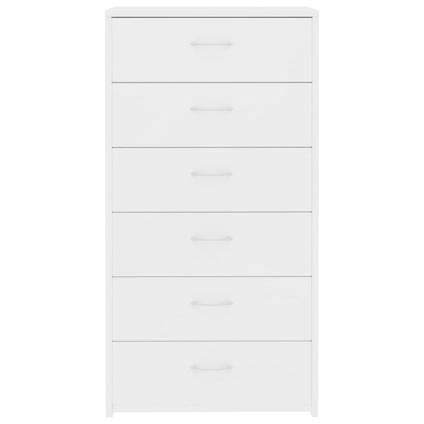 Weißes Sideboard mit 6 Schubladen