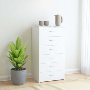 Weißes Sideboard mit 6 Schubladen