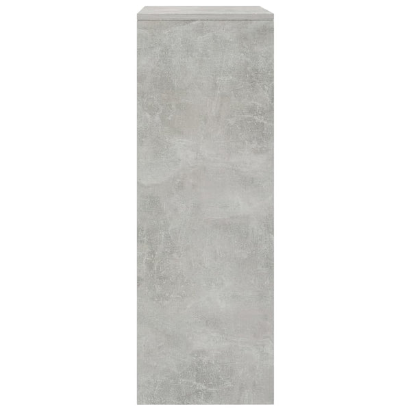 Betongraues Sideboard mit 6 Schubladen