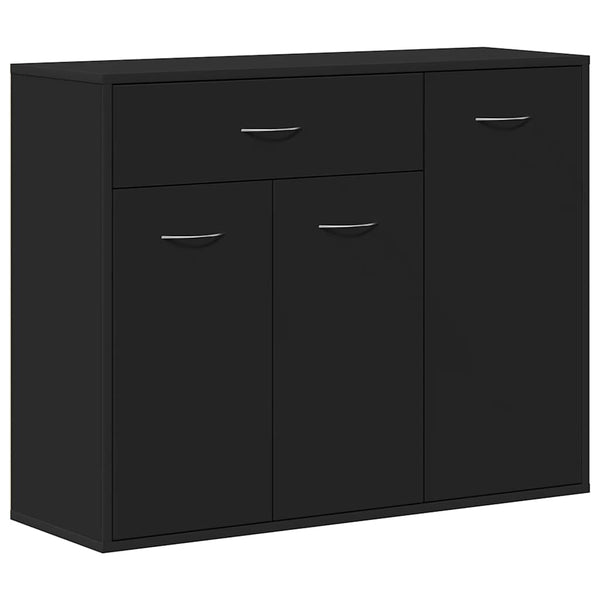 Schwarzes Sideboard 88x30x70cm