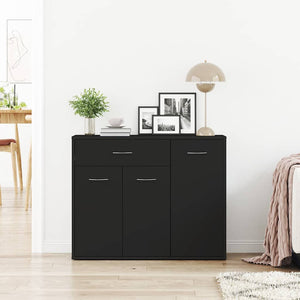 Schwarzes Sideboard 88x30x70cm
