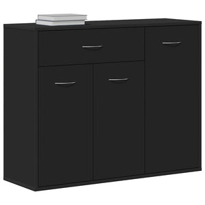 Schwarzes Sideboard 88x30x70cm