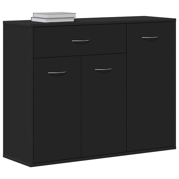 Schwarzes Sideboard 88x30x70cm