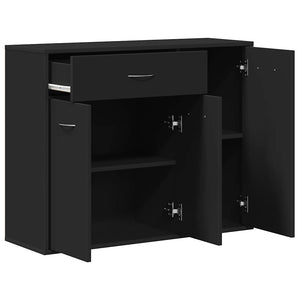 Schwarzes Sideboard 88x30x70cm