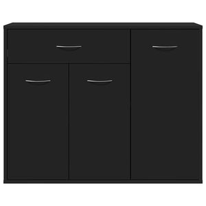 Schwarzes Sideboard 88x30x70cm