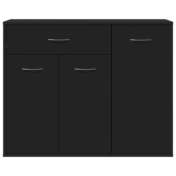 Schwarzes Sideboard 88x30x70cm