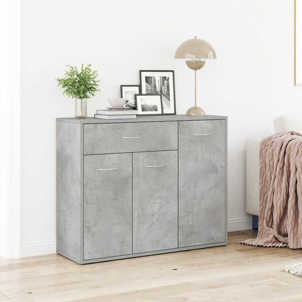 Betongraues Sideboard 88 cm