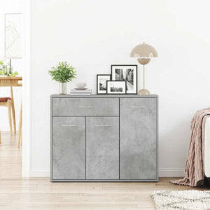Betongraues Sideboard 88 cm