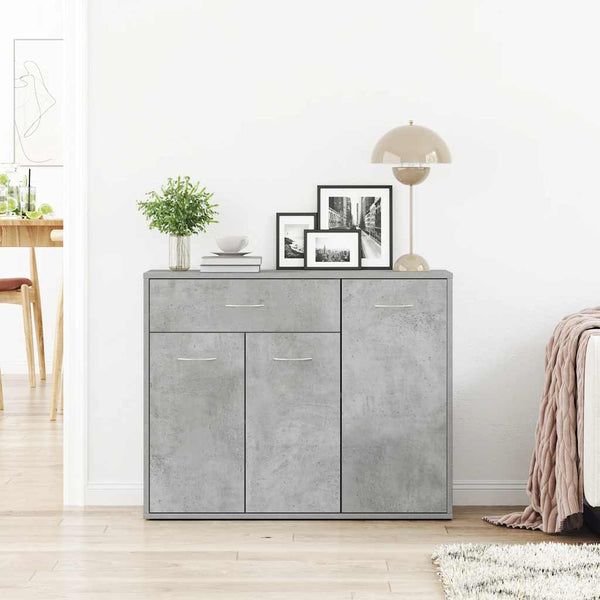 Betongraues Sideboard 88 cm