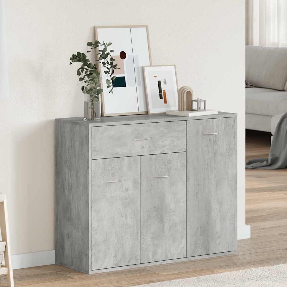 Betongraues Sideboard 88 cm