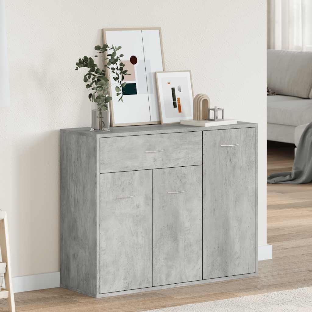 Betongraues Sideboard 88 cm