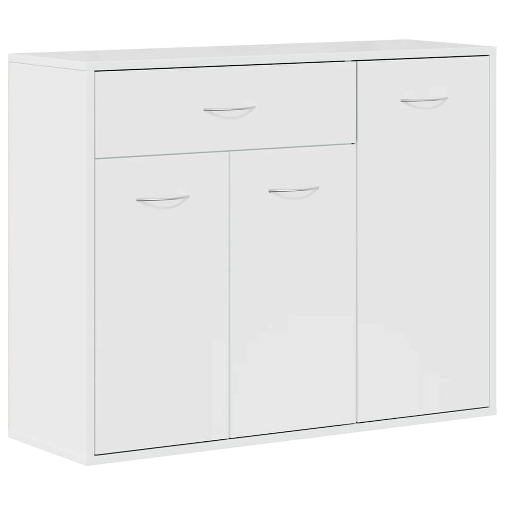 Hochglanz Weißes Sideboard 88x30x70 cm