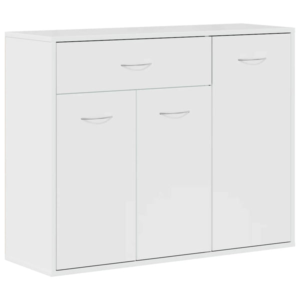 Hochglanz Weißes Sideboard 88x30x70 cm