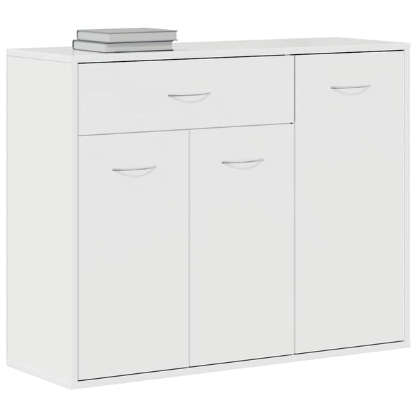 Hochglanz Weißes Sideboard 88x30x70 cm