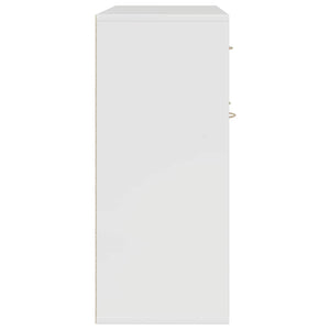 Hochglanz Weißes Sideboard 88x30x70 cm