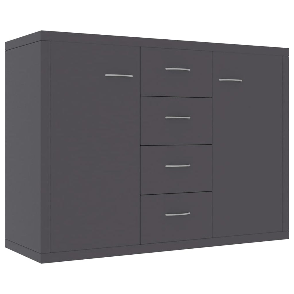 Graues Sideboard 88x30x65cm