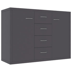 Graues Sideboard 88x30x65cm