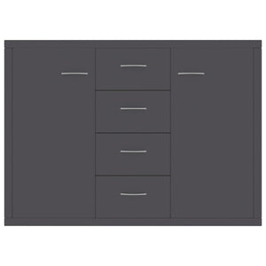 Graues Sideboard 88x30x65cm