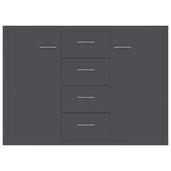 Graues Sideboard 88x30x65cm