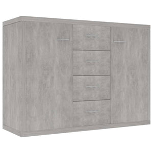 Betongraues Sideboard 88 cm