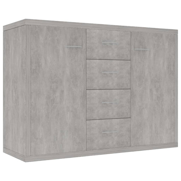 Betongraues Sideboard 88 cm