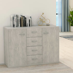 Betongraues Sideboard 88 cm