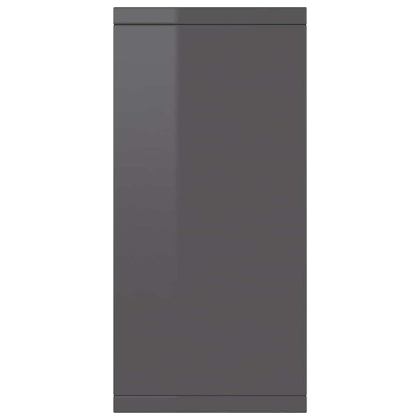 Hochglanz Grau Sideboard 88x30x65cm