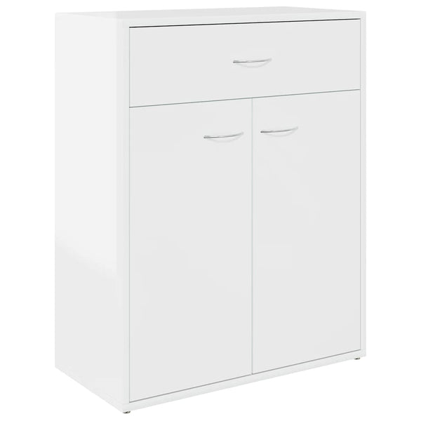 Hochglanz Weißes Sideboard 60x30x75cm
