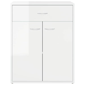 Hochglanz Weißes Sideboard 60x30x75cm