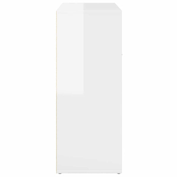 Hochglanz Weißes Sideboard 60x30x75cm