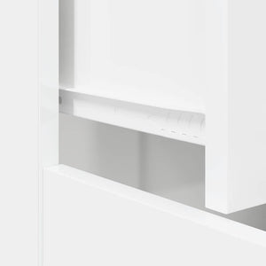 Hochglanz Weißes Sideboard 60x30x75cm