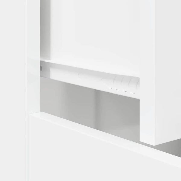 Hochglanz Weißes Sideboard 60x30x75cm