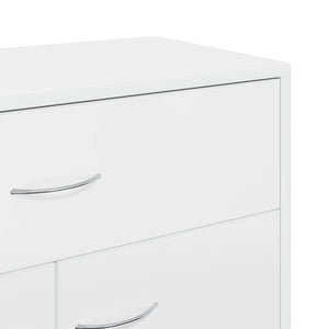 Hochglanz Weißes Sideboard 60x30x75cm