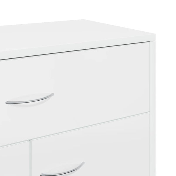 Hochglanz Weißes Sideboard 60x30x75cm